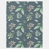 Blanket - Mehrfarbige Foliage Fleecedecke (Vorderseite)