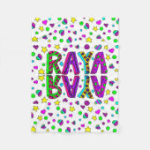 Blanket mit dem Namen Raya Fleecedecke (Vorderseite)