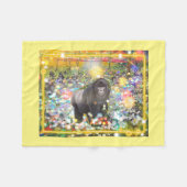 Blanket mit Gorillas Zuhause-Decore Fleecedecke (Vorderseite (Horizontal))