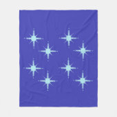 Blanket mit schönen Schneeflocken Fleecedecke (Vorderseite)
