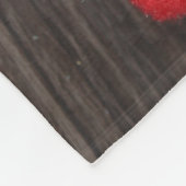 Blanket mit Snowman und Candy Cane Herz Fleecedecke (Ecke)