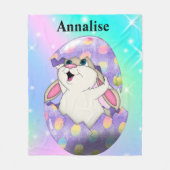 Blanket mit sonniger Haut Fleecedecke (Vorderseite)