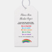 Blanket-Projekt Geschenkanhänger (Rückseite)