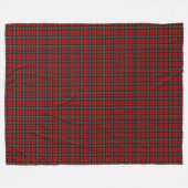 Blanket - Red Tartan Macpherson Clan (L) Fleecedecke (Vorderseite (Horizontal))