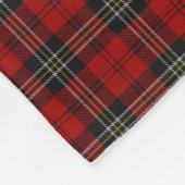 Blanket - Red Tartan Macpherson Clan (L) Fleecedecke (Ecke)
