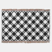 Blanket, Schwarz-Weiß-Dekorative Decke (Vorderseite)