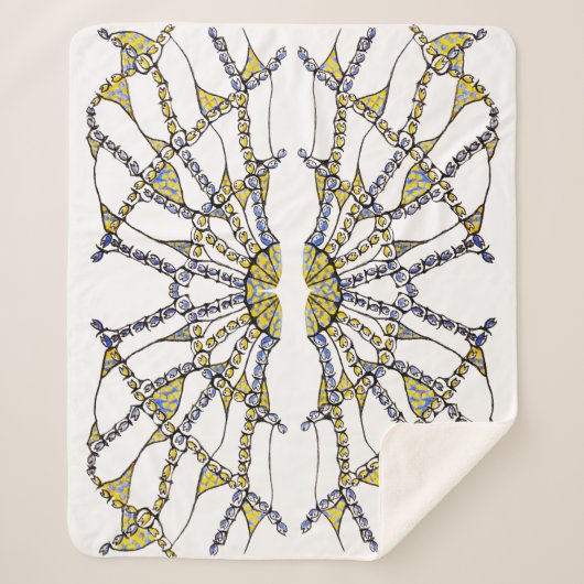 Blanket - Sherpa (Doodle - Hand gezeichnet) Sherpadecke (Vorderseite)