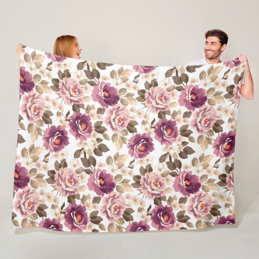 Blanket - Sommer-Blossom-Design Fleecedecke (Beispiel)