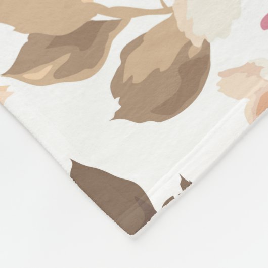 Blanket - Sommer-Blossom-Design Fleecedecke (Ecke)