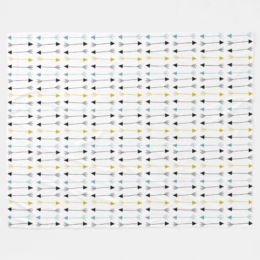 Blanket - Stammespfeile Fleecedecke (Vorderseite (Horizontal))