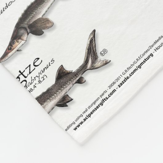 BLANKET - STURGEON OF THE WORLD POSTER - ERSTE JE FLEECEDECKE (Ecke)