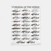 BLANKET - STURGEON OF THE WORLD POSTER - ERSTE JE FLEECEDECKE (Vorderseite)