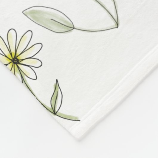 Blanket - Summer Leaves Fleecedecke (Ecke)