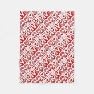 Blanket Valentines Fleecedecke