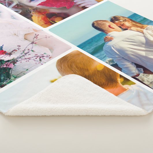 Blanket-Vorlage 4 Foto, gerundet Sherpadecke (3/4)