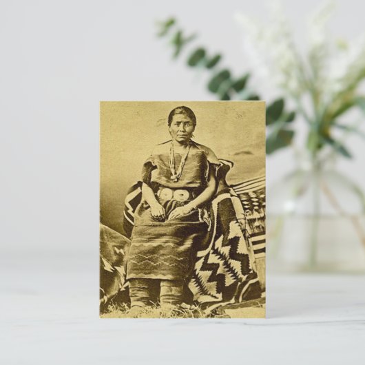 Blanket Weaver Postkarte (Stehend Vorderseite)