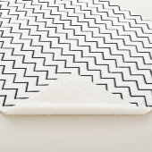 blanket zigzag geometric sherpadecke (3/4)