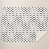 blanket zigzag geometric sherpadecke (Vorderseite (Horizontal))