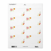 Blanketiketten für süße Blumengärten (Vorne)