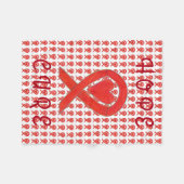Blankets des roten Bewusstseins Fleecedecke (Vorderseite (Horizontal))
