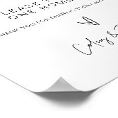 Blankets Hochzeitstipendium Poster (Ecke)