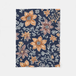 Blankets with batik pattern fleecedecke