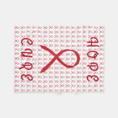 Blankette des Blutes des Blutes Fleecedecke (Vorderseite (Horizontal))