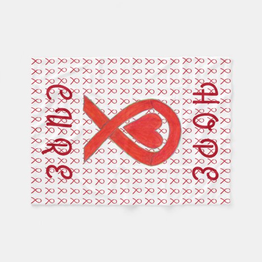 Blankette des Blutes des Blutes Fleecedecke (Vorderseite (Horizontal))