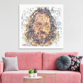 Blankind Stretched Canvas Print Leinwanddruck (Insitu (Wohnzimmer))