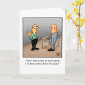 Blankkarte für den Funny Work Safety Spaß Karte (Gelbe Blume)