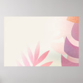 Blankleafonsterarahmen Poster (Vorne)