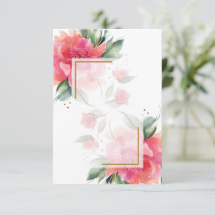 Blanko-Rosengarten Budget-Hochzeitseinladung Einladung