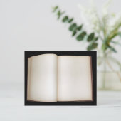 Blanko Seiten Postkarte (Stehend Vorderseite)