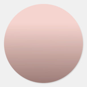 Blanko-Vorlage Roségold Fügen Sie Ihren Text Moder Runder Aufkleber