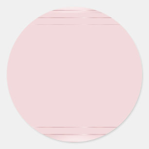 Blanko-Vorlage Trendy Elegant Modern Roségold Runder Aufkleber