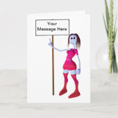 Blankoankündigung oder -zeichen ankündigung (Vorderseite)