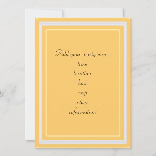 Blankoeinladung fallen farbige Blätter Einladung (Vorderseite)