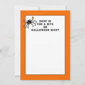 Blankoeinladungen für Halloween-Partys Einladung (Rückseite)