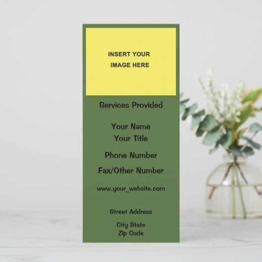 Blankokarte (Stehend Vorderseite)