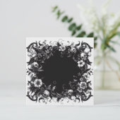 Blankokarte anpassen - Schwarze und Weiße Vorlage (Stehend Vorderseite)