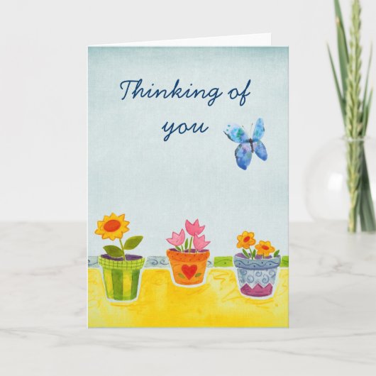 Blankokarte Dankeskarte (Vorderseite)