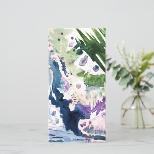 Blankokarte Dankeskarte (Stehend Vorderseite)