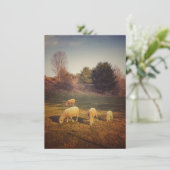 Blankokarte Dankeskarte (Stehend Vorderseite)