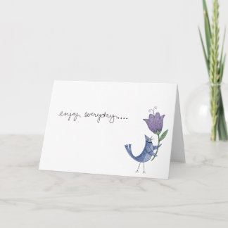 Blankokarte Dankeskarte