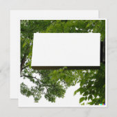 Blankokarte des Blankozeichens "Tree of Life" Einladung (Vorne/Hinten)