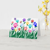 Blankokarte einfügen Print Garden Karte (Gelbe Blume)