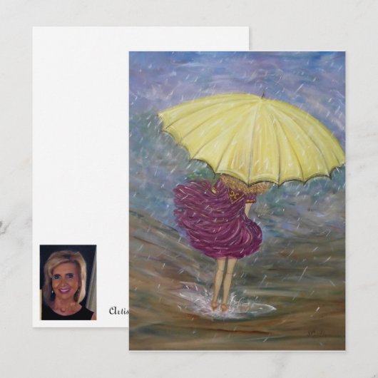 Blankokarte Einladung (Vorne/Hinten)