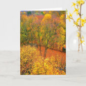 Blankokarte "Fiery Autumn" Karte (Gelbe Blume)