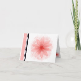Blankokarte für Blume