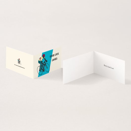 Blankokarte für Cyclist #1 (Innenseite und Außenseite)